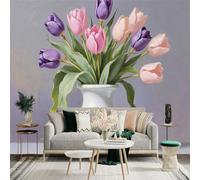 Custom Size Wall Sticker Mural，Mountain River Waterfall Trees Autumn，Removable SelfAdhesive Wall Fabric Large Photo Wallpaper for Living Room Bedroom