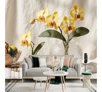 Custom Size Wall Sticker Mural，Snowy Mountain Lake Reflection Pine Forest Landscape，Removable SelfAdhesive Wall Fabric Large Photo Wallpaper for Living Room Bedroom