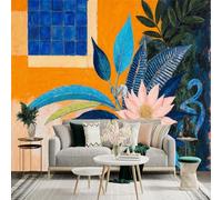 Custom Size Wall Sticker Mural，Winding Mountain Road Valley Landscape，Removable SelfAdhesive Wall Fabric Large Photo Wallpaper for Living Room Bedroom