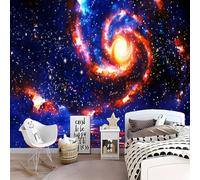 Custom Size Wallpaper Mural Space Backdrop Glow in The Dark Stars and Planets 3D Wallpaper Galaxy Wallpaper Night Sky Wallpaper Can Move Large Murals