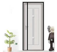 Custom Sizes Magnetic Fly Screen Door, Insect Protection Door No Gap, Keep Bugs Out Mesh Curtain with Powerful Magnets and Full Frame Magic Tape for French Doors/Sliding Doors