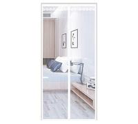 Custom Sizes Magnetic Screen Door for French Doors/Sliding Glass Doors/Patio Doors, Adjustable Magnetic Flyscreen Net with Magnetic,Bug-Free Net for Flies/Mosquito