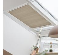 Custom Skylight Blinds - Pleated Light Filtering Cellular Shades for Roof Windows Energy Efficient Noise Reducing Easy Installation (Coffee Color Custom Size)