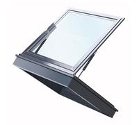 Custom Skylights & Roof Windows - Gas-Spring Access Hatch Tempered Glass for Conservatories & Cellars Perfect for Special Sizes (26x26in/66x66cm)
