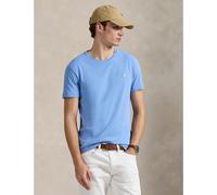 Custom Slim Fit Crew Neck T-Shirt blue