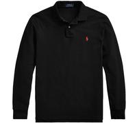 Custom Slim Fit Mesh Polo Shirt - Black XXL