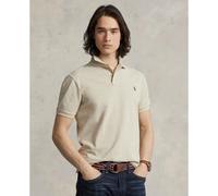 Custom Slim Fit Polo Shirt in Cotton Pique Sand