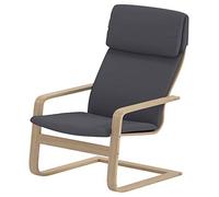 Custom Slipcover Replacement Cover Only! The Chair is Not Included! Cotton Cover for Armchair Cover Compatible with Pello (Dark Grey)