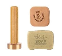 Custom Soap Stamp Personalized Logo Soap Stamp for Soap, Ice Cube and Pottery Clay (Handle010)