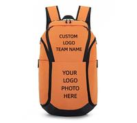 Custom Soccer Team Backpack Personal Customize Basketball Bag Print Logo Large Capacity Training Package DIY Sport Bag Color4,55×32×20cm