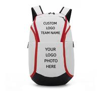 Custom Soccer Team Backpack Personal Customize Basketball Bag Print Logo Large Capacity Training Package DIY Sport Bag Color1,55×32×20cm