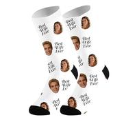 Custom Socks Personalized Face Socks with Pictures Customizable Funny Crew Sock Custom Stuff Gift for Birthday, Valentine's Day, Anniversaries Weddings
