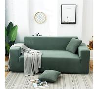Custom Sofa Cover - Super Stretch Couch Cover - Pet Sofa Protector Cover, We Will Customize a Sofa Cover That Fits You Better According to the Dimensions You Provide,Pine cypress green,3 Seater
