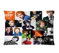 Custom Soft-home Decoration Ed Sheeran Rectangle Pillow Case 20x30 Inchs (one side)