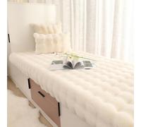 Custom Soft Plush Bay Window Cushion Non-Slip Bench Seat Cover Indoor Decorative Pad for Sofa Cozy Home Living Room & Bedroom Mat