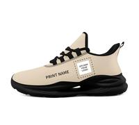 Custom Solid Color Sneakers for Men Women Print with Your Need Personalized Running Walking Tennis White Black Sports Shoes