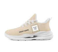 Custom Solid Color Sneakers for Men Women Print with Your Need Personalized Running Walking Tennis White Black Sports Shoes