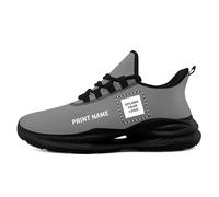 Custom Solid Color Sneakers for Men Women Print with Your Need Personalized Running Walking Tennis White Black Sports Shoes