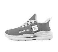 Custom Solid Color Sneakers for Men Women Print with Your Need Personalized Running Walking Tennis White Black Sports Shoes