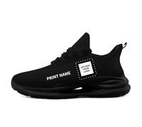 Custom Solid Color Sneakers for Men Women Print with Your Need Personalized Running Walking Tennis White Black Sports Shoes