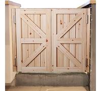 Custom Solid Wood Swing Doors - 2 Paneled Western Style Cafe Bar Partition - Indoor Saloon Door for Terrace or Parlor - 4 Color Options, Custom Size Available