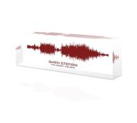 Custom Soundwave Art with Scannable QR Code - Upload Any Video, Voice Recording, Baby's Heartbeat, or Song to Acrylic Glass Spotify Plaque - Personalized Gift for Wife, Girlfriend, or Mother's Day