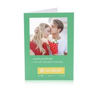 Custom Spotify Code Greeting Card Personalized Scannable Spotify Code Photo Gift Birthday Card for Couples Thank You Card with Song Plaque Music Sign Code Picture Gift for Dad Mother Friend Green