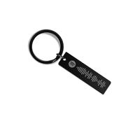 Custom Spotify Keychain, Personalised Scannable Spotify Code Stainless Steel Engraved Keyring, Unique Gift for Him, Her, and Music Lovers