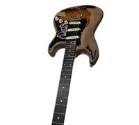 Custom SRV Electric Guitar with Alder Body, Gold Hardware, and High- Sound - Perfect for Professional Guitarists and Enthusiasts Seeking