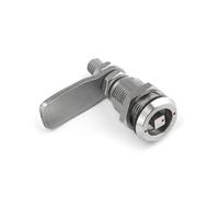 Custom Stainless Steel MS816 Square Lock Cylinder with Logo Pull Lock Distribution Box Lock 304 Stainless Steel Loc 1Pcs