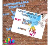 Custom Stencils for Spray Painting, Personalized Stencil Stuff with Logo/Text, Reusable Stencils for Sign Making, Multi-Use on Wood Paper Fabric Ceramic Plastic Metal (Everyday Style)