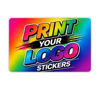 Custom Sticker Personalised Waterproof Stickers Custom 35 x 15 mm Custom Vinyl Sticker Custom Stickers Rectangle Any Photo, Logo Colour or Text
