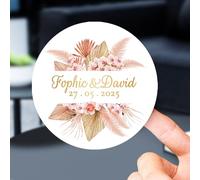 Custom Stickers with Real Gold Foil Personalized Stickers Lables for Businesses Logo and Name,Birthday Party Baby Candy Candle Gift Boxes Wedding Favors Labels Thank You Stickers