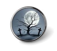 Custom Strange Tomb Lapel Pin Aluminum Alloy Button Badge Personalized Exquisite Brooch Classic Pin 1 Inch for Backpacks Hat Suit Jacket Clothing Decoration