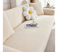Custom Stretch Sofa Cover - Anti-Slip Sofa Protector, Tailored, Murd Yellow, 2 Seater - Enhance Your Living Room Décor