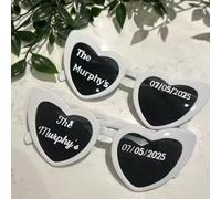 Custom Sunglasses Vinyl Stickers, Personalised Wedding Sunglass Labels Decal, Full Word, DIY Lettering Name Date Decals