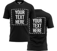 Custom T-Shirt - Personalised Photo or Text Print | Men’s & Kids Sizes | Up to 14" × 16" Design | Create Your Own Tee