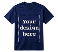 Custom T Shirt with Text & Image, Personalised T-Shirt for Women Men, Design Your Own T Shirts Front & Back Print