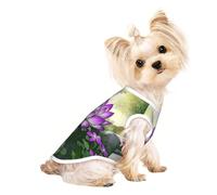 Custom T Shirts for Dogs and Cats - Adorable Pet Clothes, for Dog Lovers Comic Like Lotus Flower Medium
