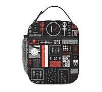 Custom T-Twentys One P-Pilots Art Lunch Bag for Cooler Thermal Insulated Bento Box Kids School Children Portable Tote Bags