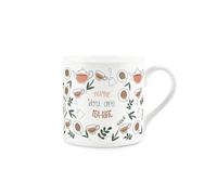 Custom Tea-rific Mug - Personalized Bone China Gift for Tea Lovers - Hot Drinks Cup Present