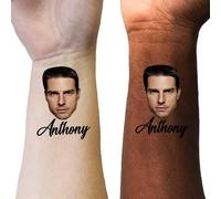 Custom Temporary Tattoos, Custom Tattoo with your face and name, Party Accessory, Stag Dos, Hen Parties. Birthdays, Party Favours, Events Tattoo (45 Tattoos)