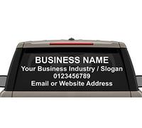 Custom Text Car Sticker Business Name, Info, Slogan Decal Custom Vinyl Lettering Sticker for Car Window,Business Glass,Boat,Truck,Door,Windshield,RV,Signs