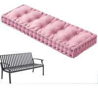 Custom Thick Bench Cushion & Windowsill Pillow, Indoor Seat Cushion for Sofa, Nook, Reading Corners, Chairs, and Shoe Bench (#3, 80x50x10cm) - Ultimate Comfort & Style