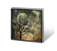 Custom Tree Without Leaves Lapel Pin Aluminum Alloy Button Badge Personalized Exquisite Brooch Classic Mini Pin 0.7" X 0.7" Inch for Backpacks Hat Suit Jacket Clothing Decoration