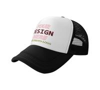 Custom Trucker Cap Design Your Add Name Logo Photo Personalised Baseball hat Perfect for Sports Teams and Party Personalized dad Cap Adjustable Funny Gifts for Man Woman Friend