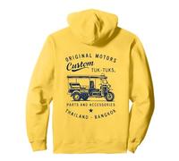 Custom Tuk Tuk Bangkok Ride Vintage Thailand Motors Design Pullover Hoodie