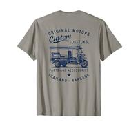 Custom Tuk Tuk Bangkok Ride Vintage Thailand Motors Design T-Shirt