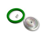 Custom Tune Up Kit for Rancilio Silvia espresso machines. IMS Nanotech Reinforced Screen SRT200NT, Cafelat Gasket - Green, Flat Screw.