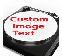 Custom Turntable Mat Record Platter Slipmat Add Your Own Design Here Vinyl Slipmat for Turntables Antistatic Tighter & Defined Bass
